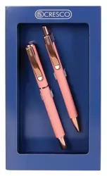 Pióro + długopis Master w etui GB różowy - Cresco