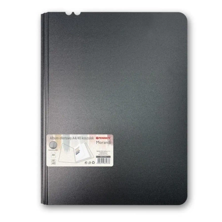 Album ofertowy A4 40 koszulek Morandi czarny - Penmate
