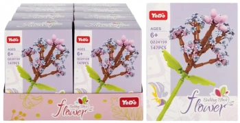 Klocki Konstrukcyjne Kwiaty 147 ElementÓw Mega Creative 569728