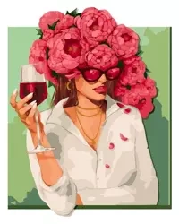 Malowanie po numerach - Kwitnący nastrój 40x50cm - Ideyka