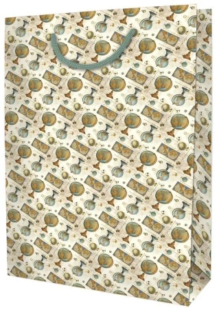 Torebka ozdobna Globusy średnia - DaVinci