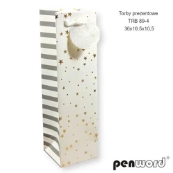Torebka prezentowa 36x10,5x10,5cm MIX - Penword