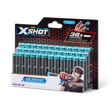 Zestaw strzałek Excel Air Pocket Technology Foam Darts - ZURU X-Shot