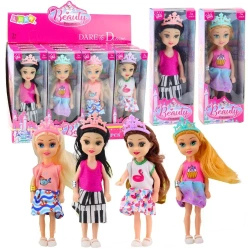 Laleczka mini 14cm MIX - Leantoys