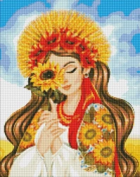 Diamentowa mozaika - Promień słońca 40x50cm - Ideyka