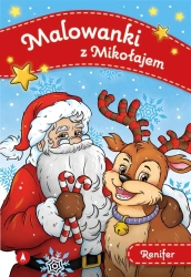 Malowanki z Mikołajem. Renifer - praca zbiorowa