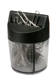 Spinacze 28mm srebrne 100szt. w pudełku magnet. - Titanum