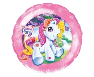 Balon foliowy 46cm Pony okrągły - Godan