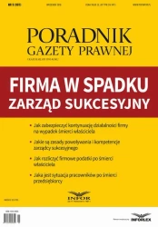 eBook Firma w spadku - zarząd sukcesyjny - Praca zbiorowa