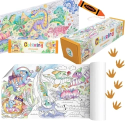 Kolorowanie po numerach Dinosaurs - praca zbiorowa