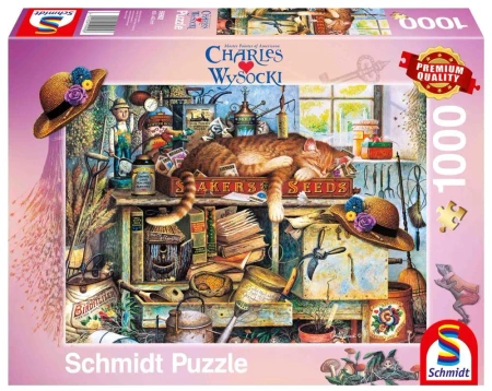 Puzzle 1000 PQ C. WYSOCKI Remington Ogrodnik - Schmidt Puzzle