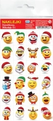 Emotikony Mikołaje 01 Naklejki 4 sztuki - Jako