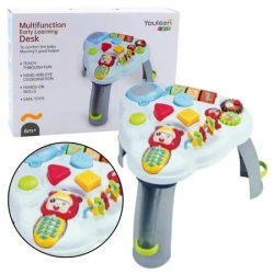 Stolik interaktywny ze światłem i dźwiękiem - Leantoys