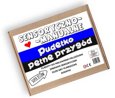 Sensoryczno-manualne pudełko pełne przygód - Love Books