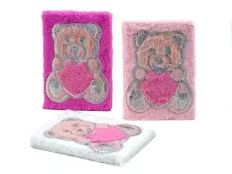 Notes pluszowy miś 22x16cm MIX - ADAR