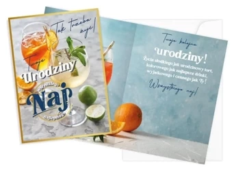 Karnet V Urodziny - Kukartka