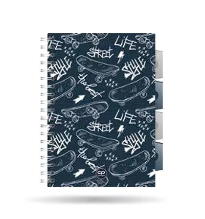 Kołozeszyt A5 100k kratka PP Coolpack street life - PATIO