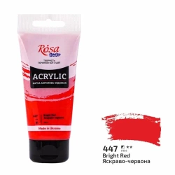 Farba akrylowa bright red 447 75ml - Rosa