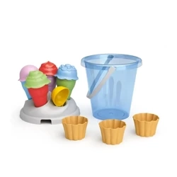 Wiaderko przeźroczyste z lodami MIX - Tupiko