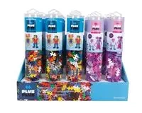 Display Tuby Basic/Glitte 15 tub - PLUS-PLUS