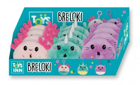 Brelok Donut pluszowy mix 12szt display - Stnux