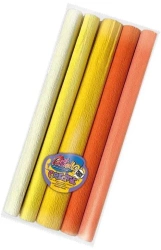 Bibuła mini 25x200cm odcieni żółtych 5 kolorów - Alfa Pastello