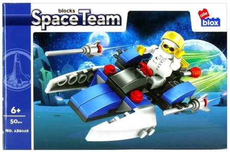 Klocki Konstrukcyjne 50 ElementÓw Space Alleblox 492877