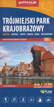 Mapa - Trójmiejski Park Krajobrazowy 1:25 000 - praca zbiorowa