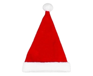 Czapka Mikołaja pluszowa 30x44cm - Godan
