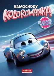 Kolorowanka. Samochody z naklejkami metalicznymi - Maciej Ratajczyk