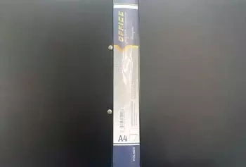 Segregator A4+ miękki z zaciskiem Czarny FRESH