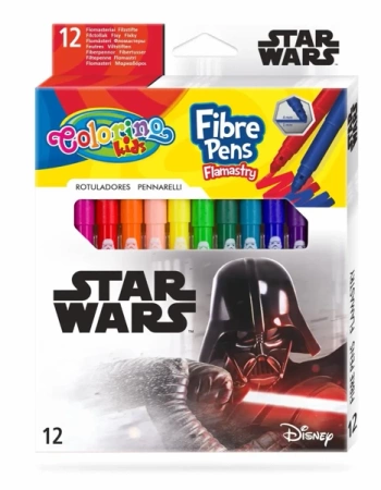 Flamastry Colorino Kids 12 kolorów Star Wars - PATIO