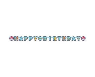 Girlanda papierowa Happy Birthday Pokemon 218x12cm - Godan
