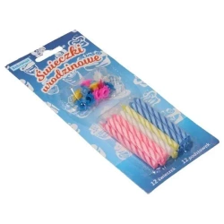 Świeczki urodzinowe premium 12szt - Schemat