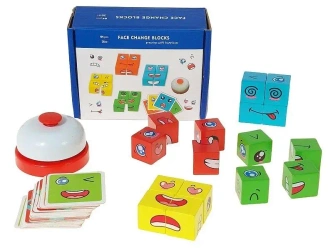 Układanka buźki z kartami - ADAR