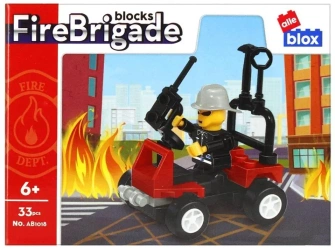 Klocki Konstrukcyjne 33 Elementy StraŻ PoŻarna Alleblox 492810