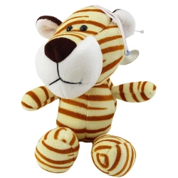 Maskotka przytulanka tygrys z przyssawką - Leantoys