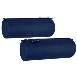 Piórnik tuba 1 zamek Navy blue - STARPAK