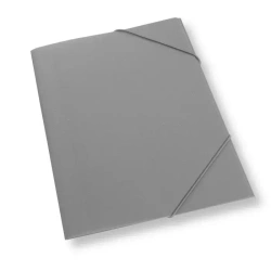 Teczka A4 z gumką plastikowa szara - Penword