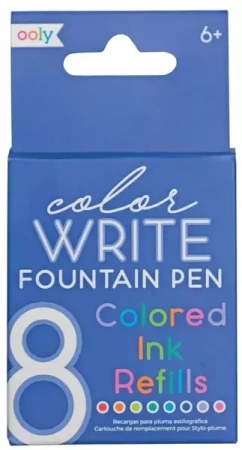 Kolorowe naboje uzupełniające Color Write 8 sztuk - Kolorowe Baloniki