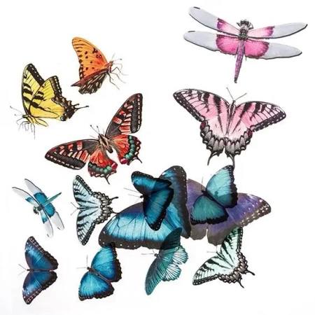 Naklejki transparentne PVC motyle - Dalprint