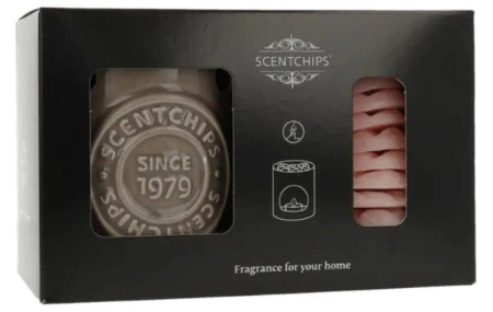 Zestaw - kominek i wosk zapachowy Freesia Lychee - ScentChips