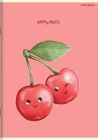 Zeszyt A5/32k linia Wask Kol Fruits Top Fol A 10