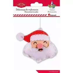 Zestaw do złożenia Głowa Mikołaja - Titanum