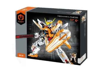 Klocki Mecha Wojownik żółty 833el - Immaster