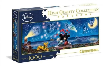 Puzzle 1000 Panorama Mickey & Minnie - Clementoni