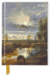 Terminarz 2026 A6 TW Krajobraz w blasku księżyca - Flame Tree