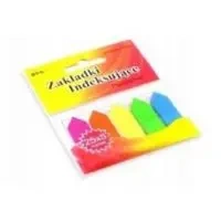 Zakładki indeksujące 12x45mm 5x25szt plastikowe - Penword