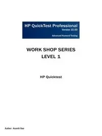 HP Quicktest Professional Workshop Series - Rao Ananth