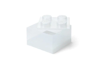 LEGO(R) pojemnik klocek czwórka transparentny - NHG